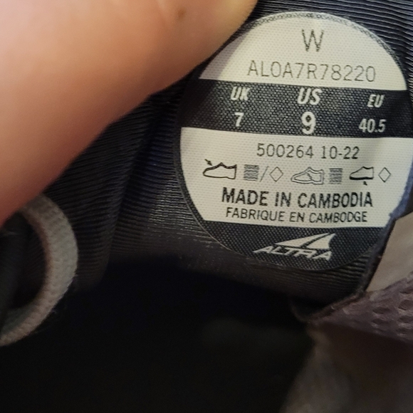 Altra Grey & Mint Green Women's Torin 6 Sneakers Size US 9 - Picture 3 of 6